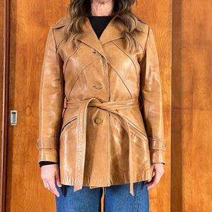 Vintage Leather Skin Gear Women's Jacket